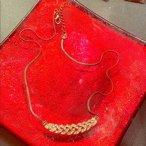 Vintage Gold costume jewelry necklace.
